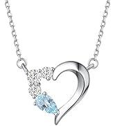 Agvana Jewelers ハート型ネックレス Amazon | [AGVANA] レディース ネックレス ガーネット 天然石 1